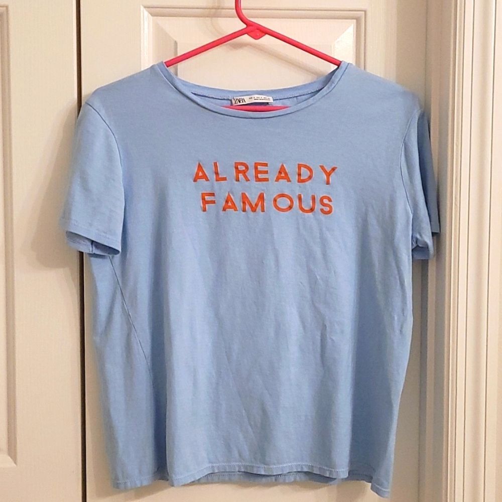 Zara Already Famous Tshirt Size Small